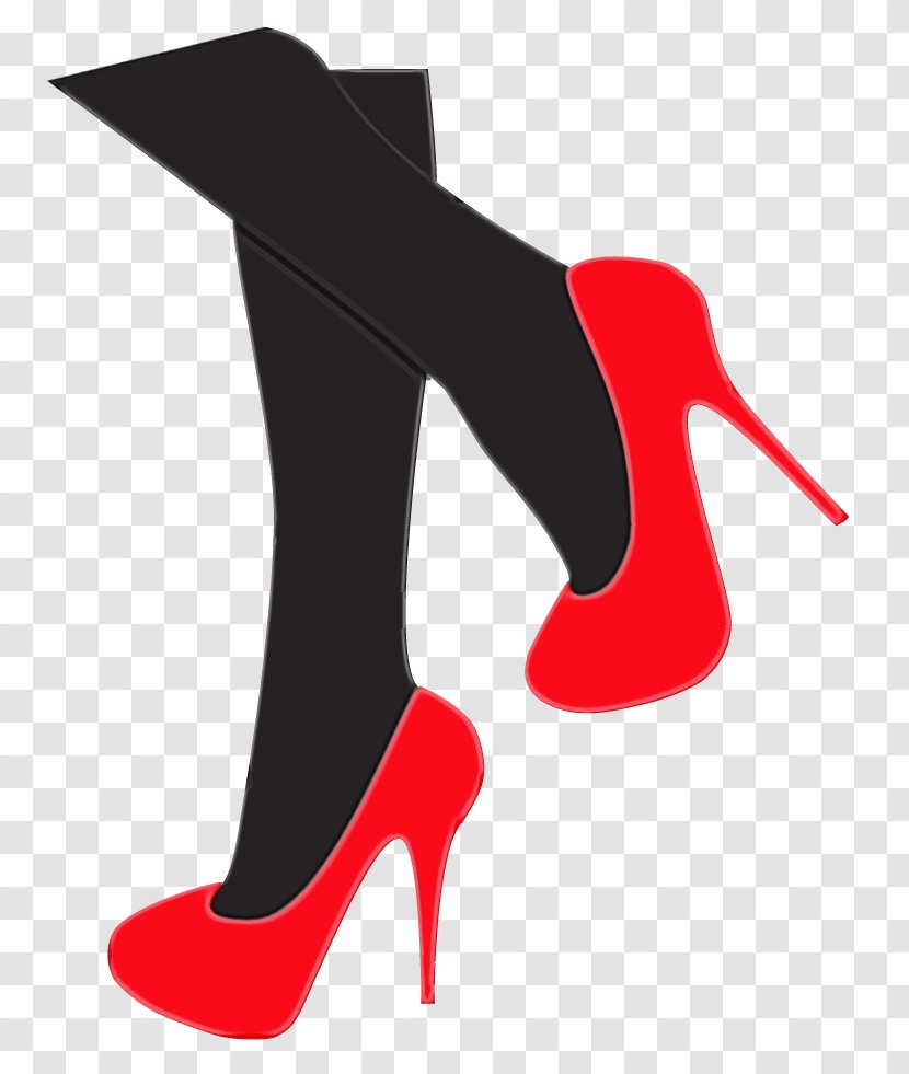 High Heels Footwear Red Leg Shoe - Carmine - Court Transparent PNG