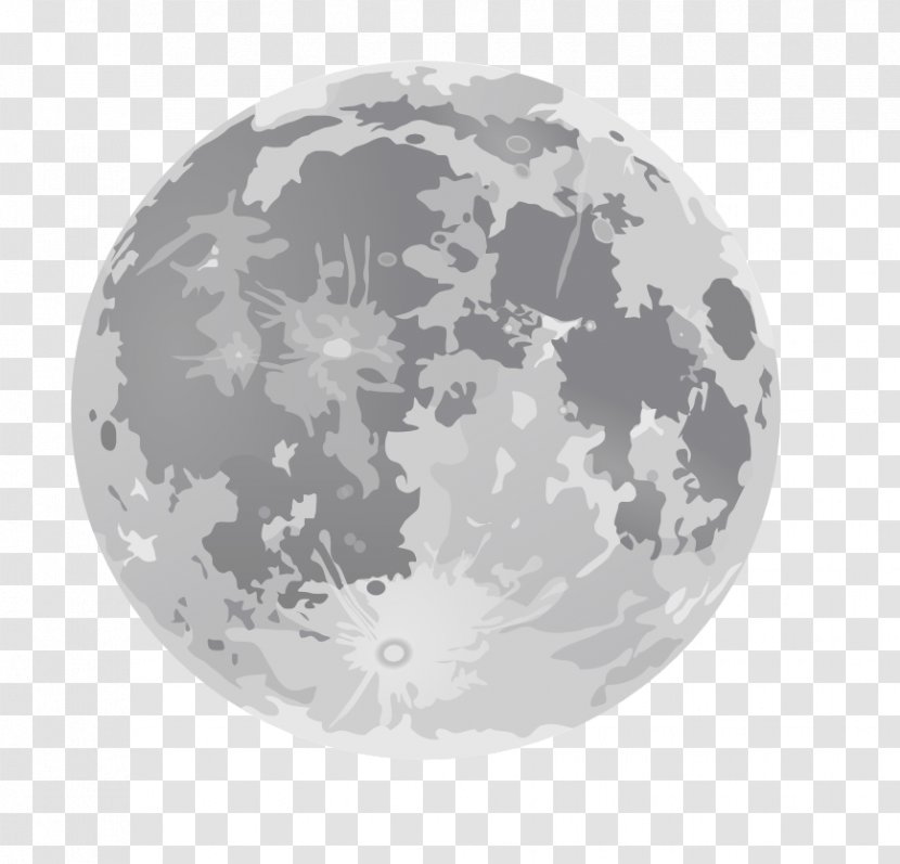 Clip Art Full Moon Image - Astronomical Object Transparent PNG