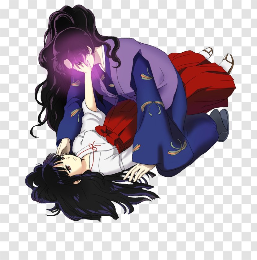 Naraku Kikyo Hakudoshi Inuyasha Miroku - Cartoon Transparent PNG