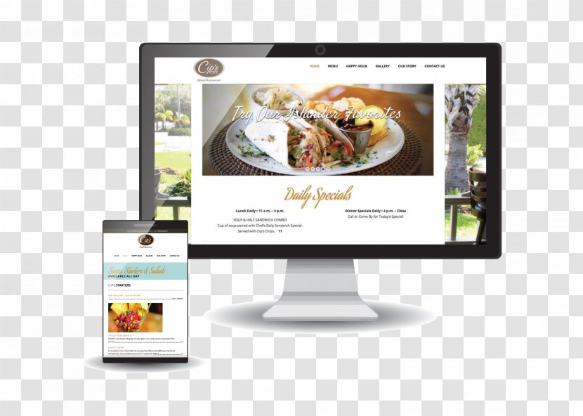 Web Design Cips Place Restaurant Connect SWFL - Display Advertising Transparent PNG