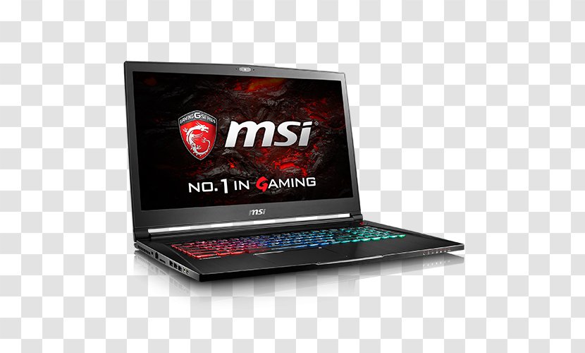 Laptop MSI GS73VR Stealth Pro Mac Book Intel Core I7 NVIDIA GeForce GTX 1060 Transparent PNG