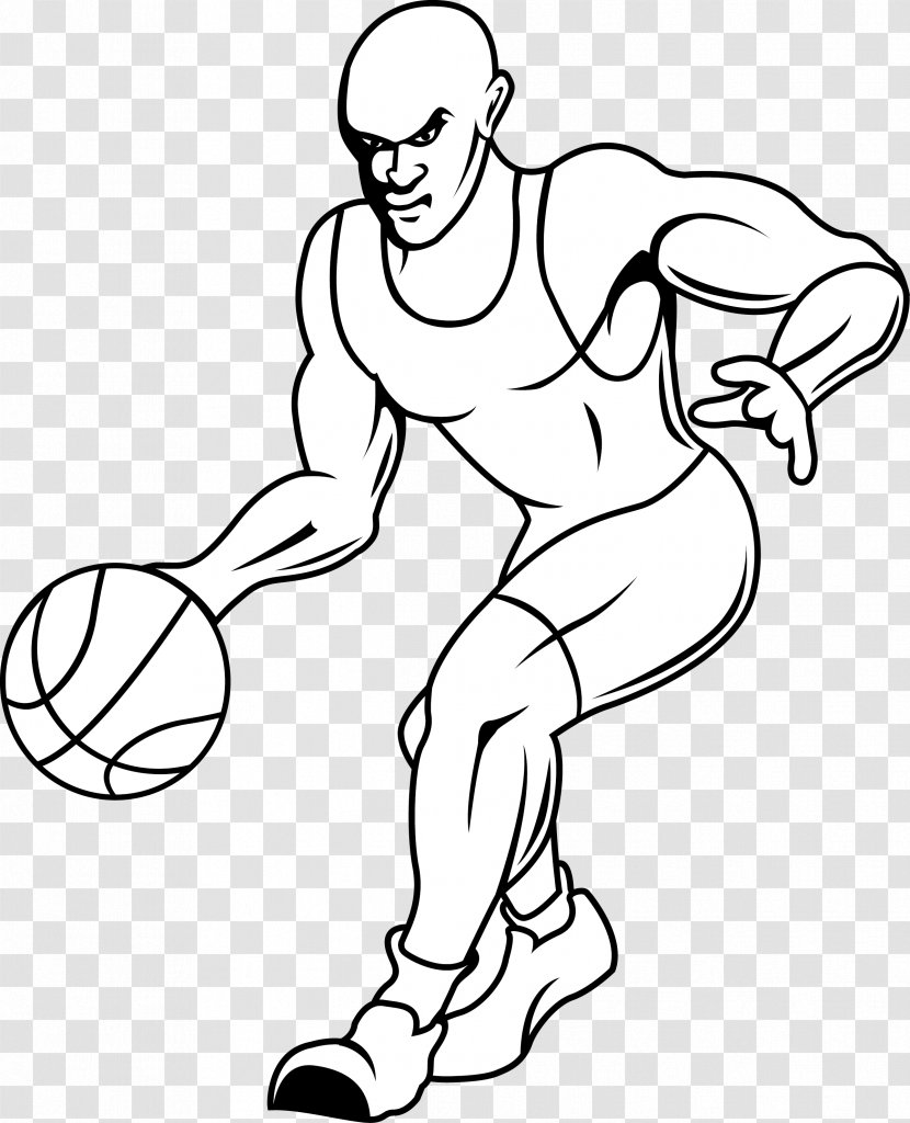 Cartoon Basketball Clip Art - Frame - Hand-painted Body Transparent PNG