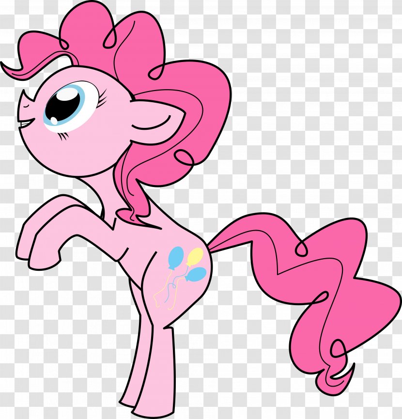 Pinkie Pie Rainbow Dash Pony Drawing Clip Art - Cartoon Transparent PNG