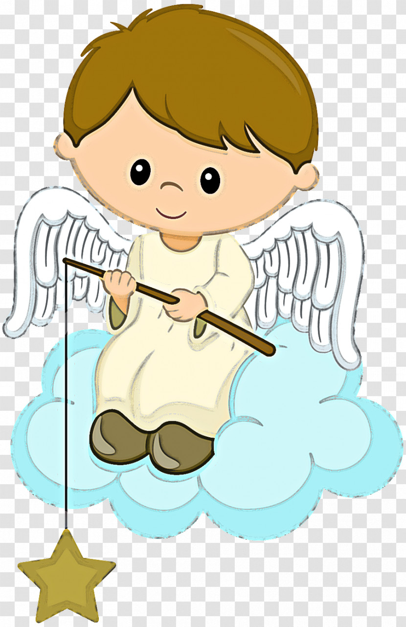 Cartoon Angel Child Cupid Transparent PNG
