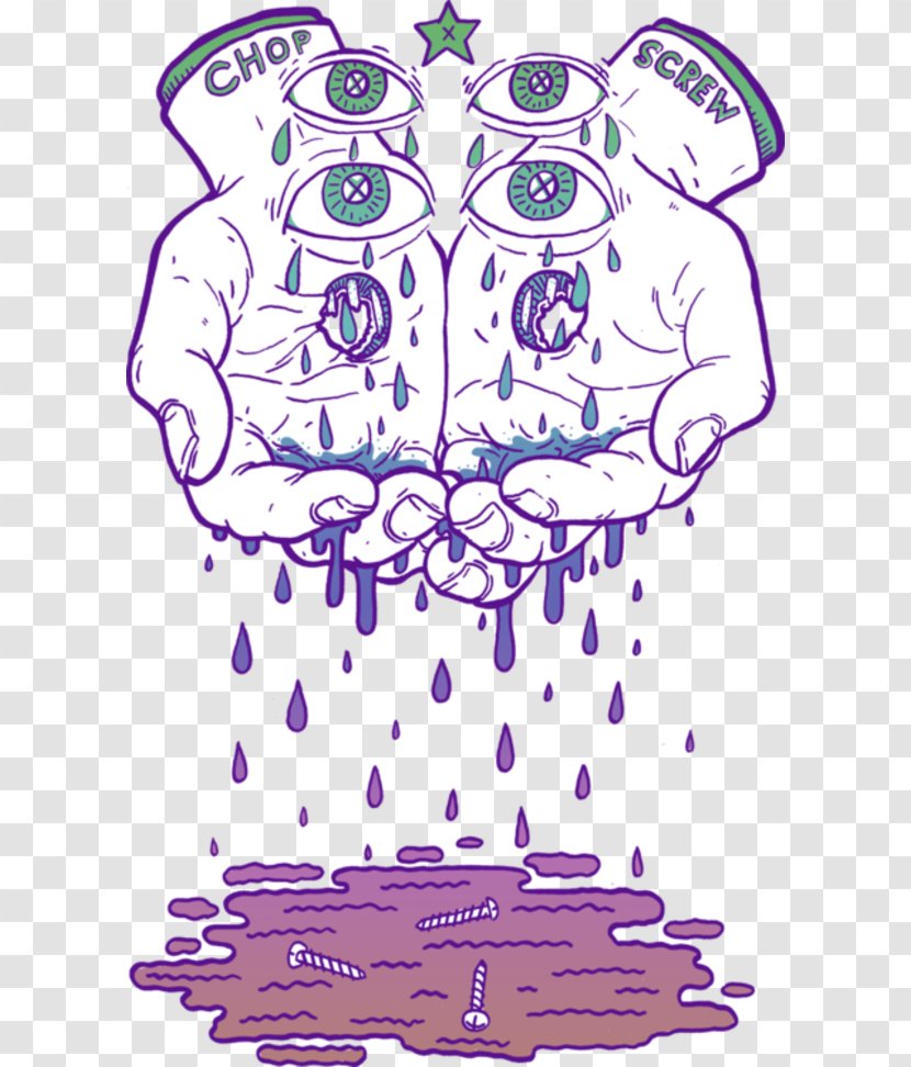 Purple Drank Codeine Sprite Cough Medicine - Cartoon Transparent PNG