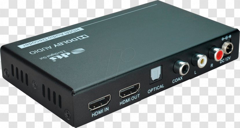 HDMI Digital Audio Signal TOSLINK RCA Connector - Dtshd Master - Electronics Accessory Transparent PNG