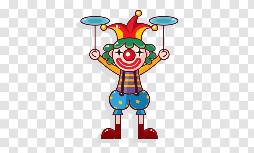Cartoon Clown Performance - Circus Transparent PNG