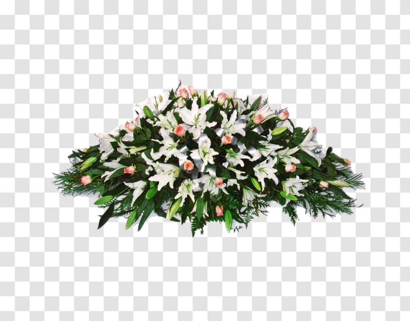 Funeral Floral Design Burial Flower Coffin Transparent PNG