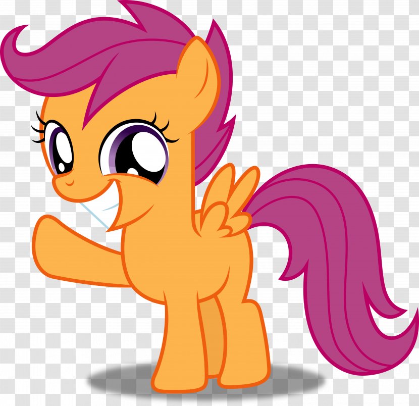 Fluttershy Rainbow Dash Pony Apple Bloom Pinkie Pie - Animal Figure - Scootaloo Vector Transparent PNG
