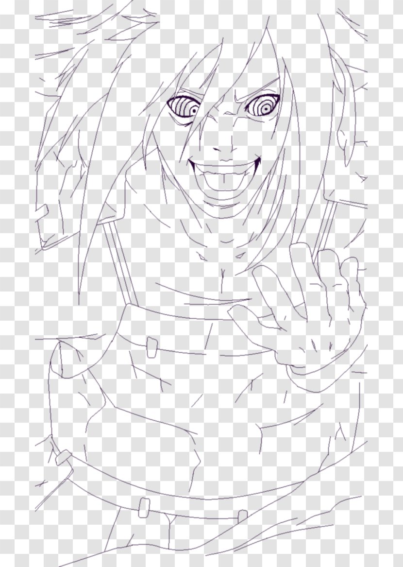 Uchiha Clan DeviantArt Madara Sketch - Frame - Draw Transparent PNG