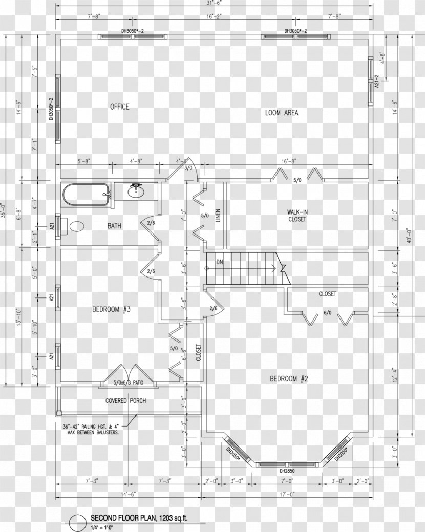 Floor Plan Line - Diagram - Design Transparent PNG