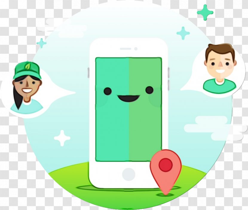 Green Background - Cartoon - Meter Transparent PNG