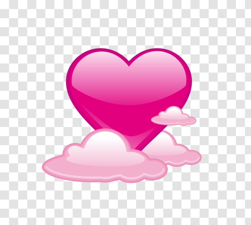 Heart Cloud Clip Art - Flower Transparent PNG