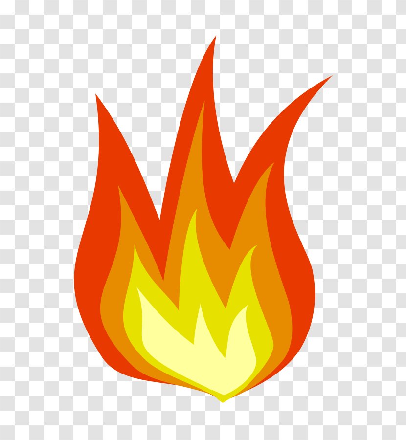 Fire Flame Clip Art - Orange - Free Pictures Of Transparent PNG