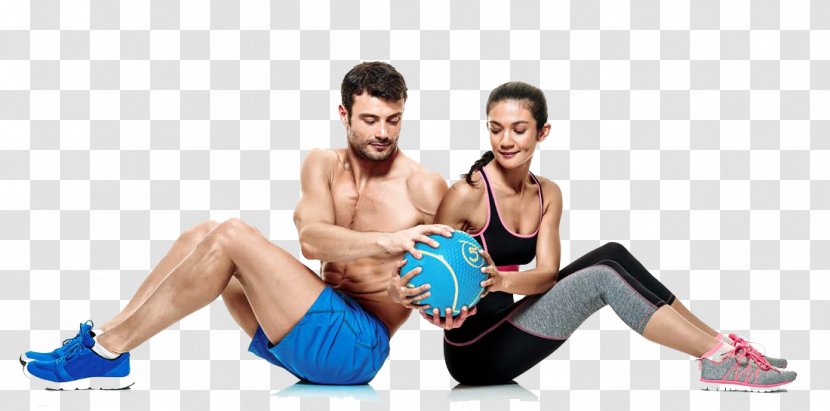 Physical Exercise Fitness Yoga Personal Trainer Centre - Cartoon - Men And Women Transparent PNG