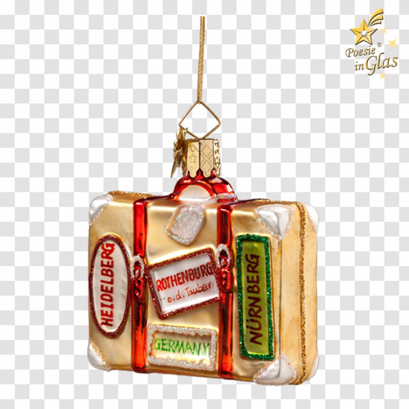 Product Christmas Ornament Day Flavor - Suitcase Handpainted Transparent PNG