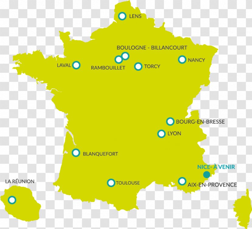 Regions Of France Map Business - Tree Transparent PNG