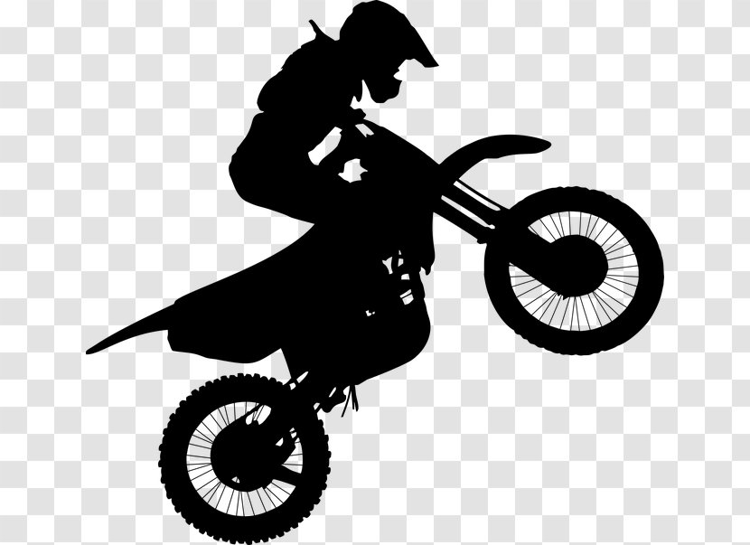 Motocross Motorcycle Vector Graphics Clip Art Silhouette - Racing - Motomoto Vecteurs Transparent PNG