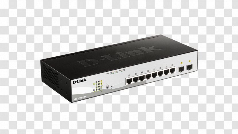 Network Switch Small Form-factor Pluggable Transceiver D-Link Gigabit Ethernet Power Over - Technology Transparent PNG