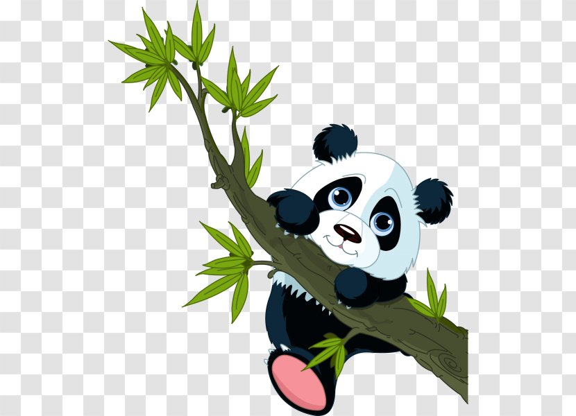 Giant Panda Wall Decal Bear Sticker Red Transparent PNG