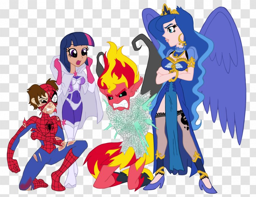 Twilight Sparkle Spider-Man Pony Art Magic - Superhero - Kingdom Transparent PNG