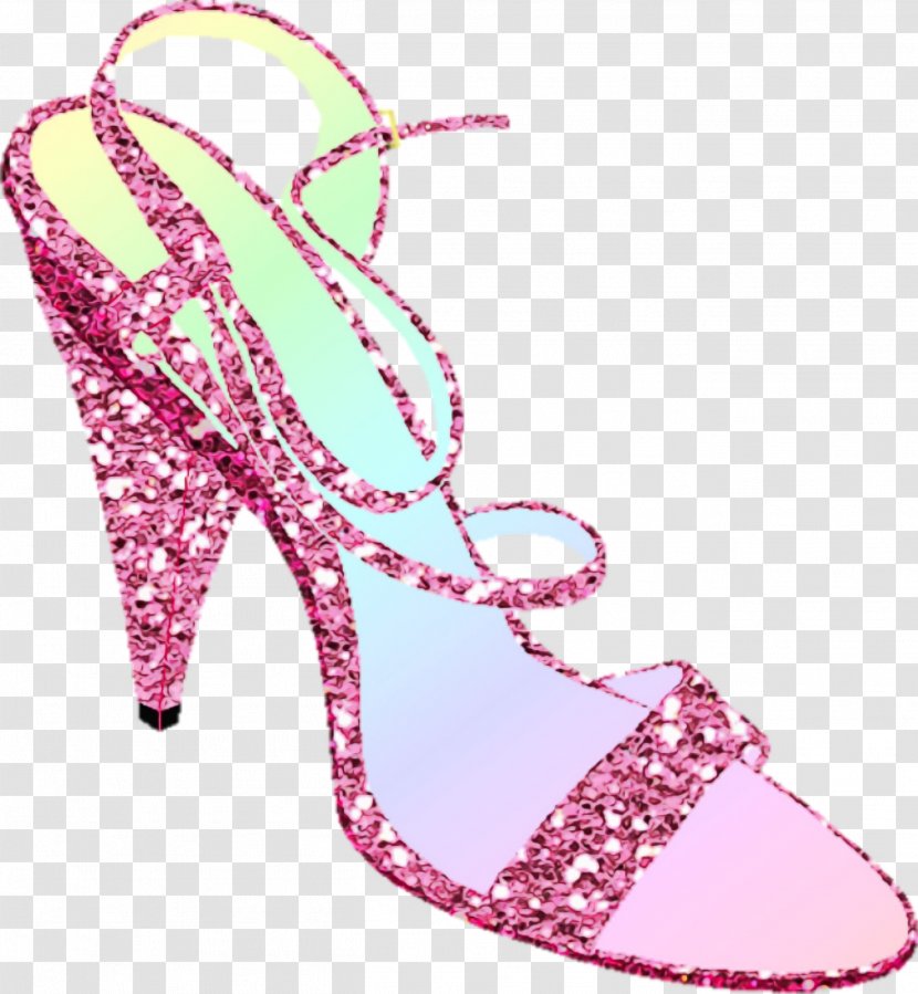 Pink Background - Highheeled Shoe - Magenta High Heels Transparent PNG