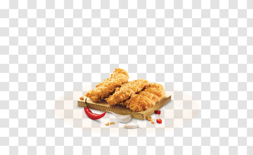 Chicken Nugget Fingers Buffalo Wing Crispy Fried - Fast Food - Kfc Coleslaw Transparent PNG