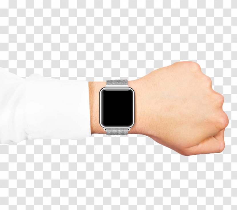Mockup Smartwatch Stock Photography - People With A Sports Watch Transparent PNG