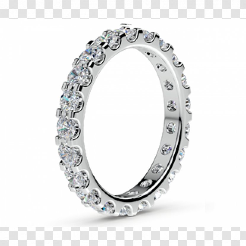 Ring Sapphire Diamond Facet Princess Cut - Body Jewellery - Eternity Transparent PNG