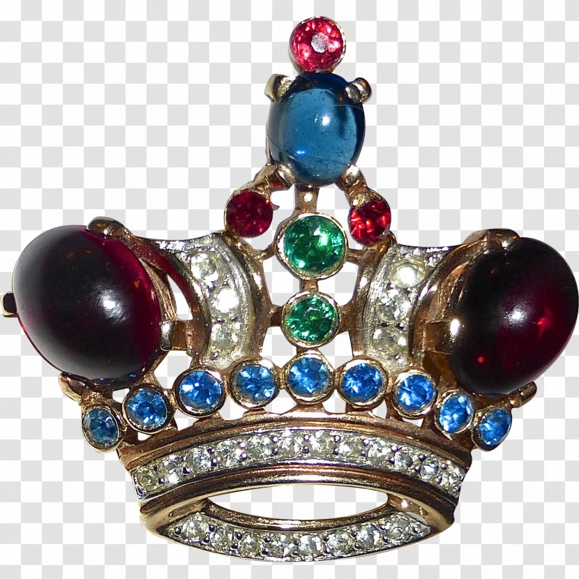 Jewellery Gemstone Brooch Clothing Accessories Ruby - Crown Jewels Transparent PNG