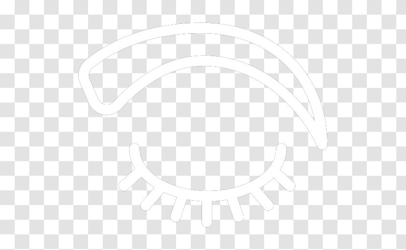 White Circle - Symbol - Brow Icon Transparent PNG