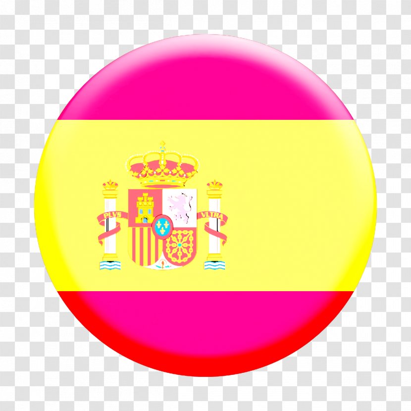Country Icon Flag Spain - Sticker Transparent PNG