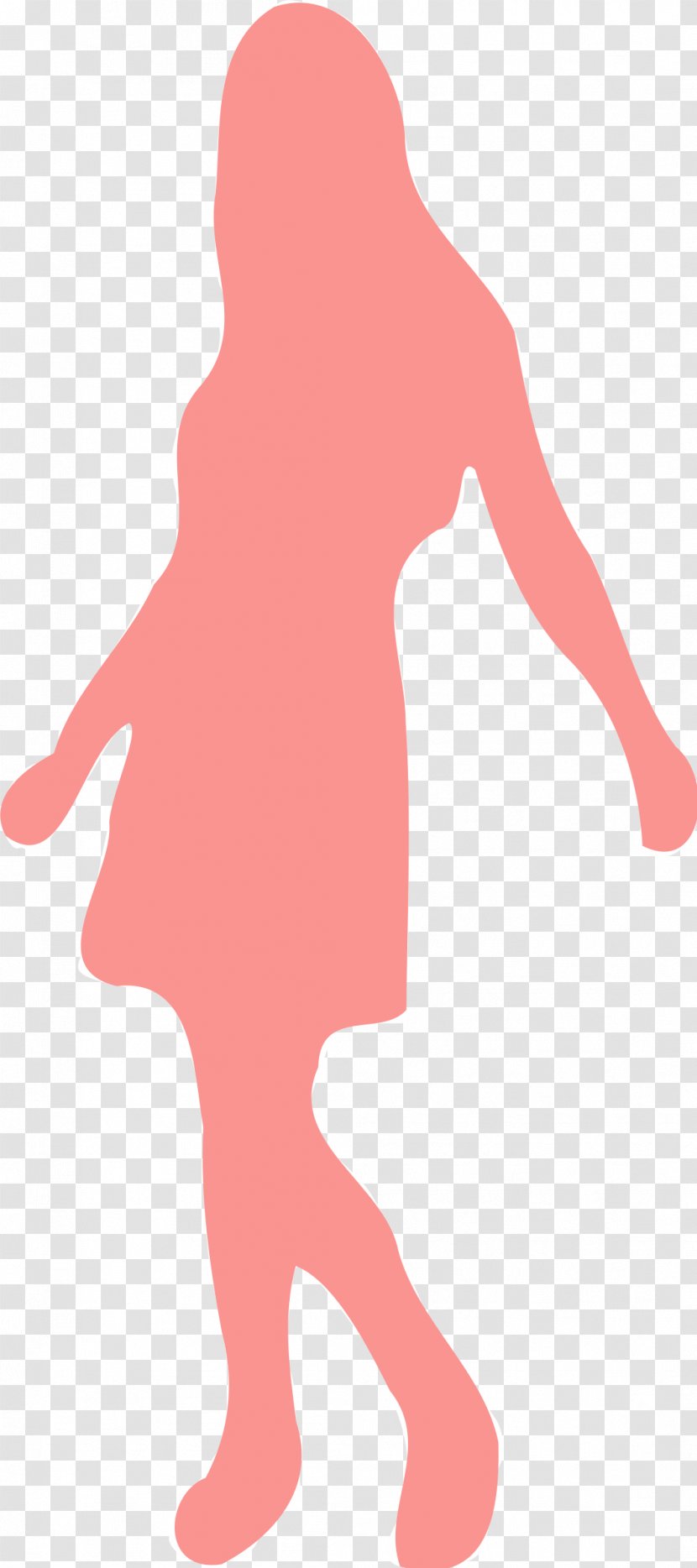 Silhouette Woman - Frame Transparent PNG