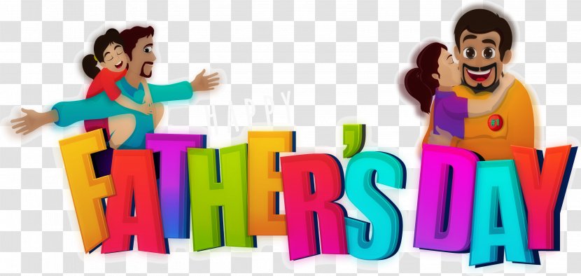 Fathers Day - Fun - Colorful Father's Transparent PNG