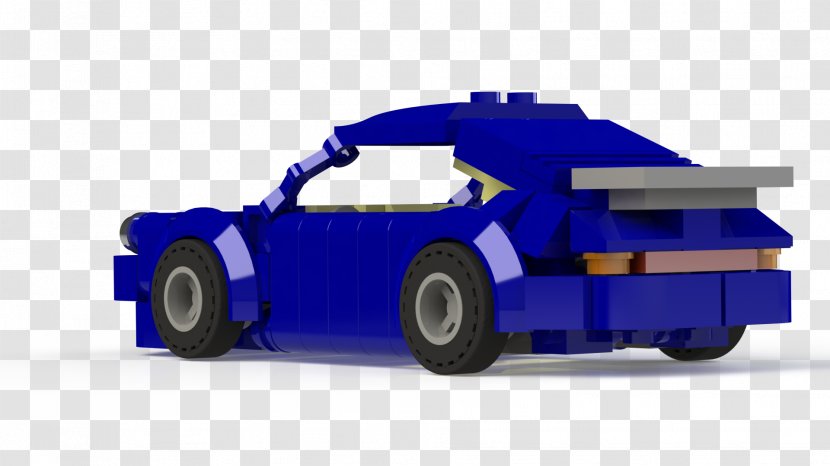 Model Car Compact Automotive Design - Blue - Porsche 930 Transparent PNG