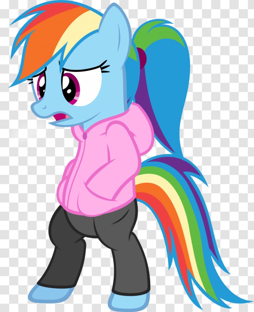 Pony Rainbow Dash Art Horse - Like Mammal - Pegasus Hair Transparent PNG