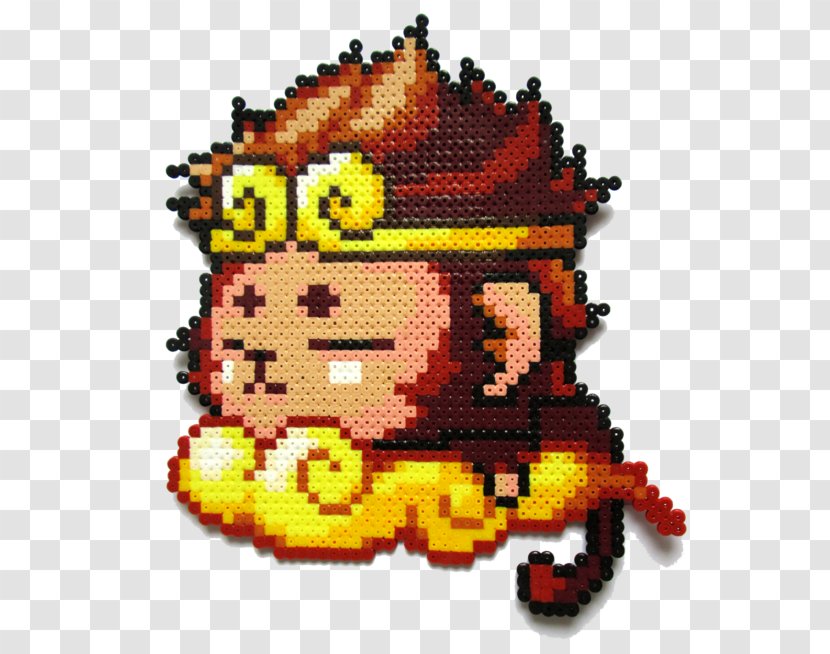 Sun Wukong Journey To The West MapleStory Pixel Art Bead - Silhouette - Tree Transparent PNG