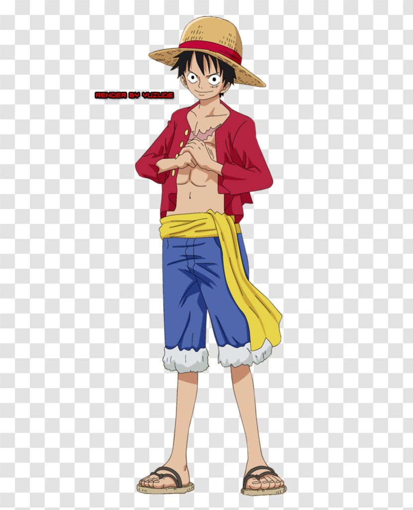 Monkey D. Luffy Amazon.com Costume Cosplay One Piece - Watercolor - LUFFY Transparent PNG