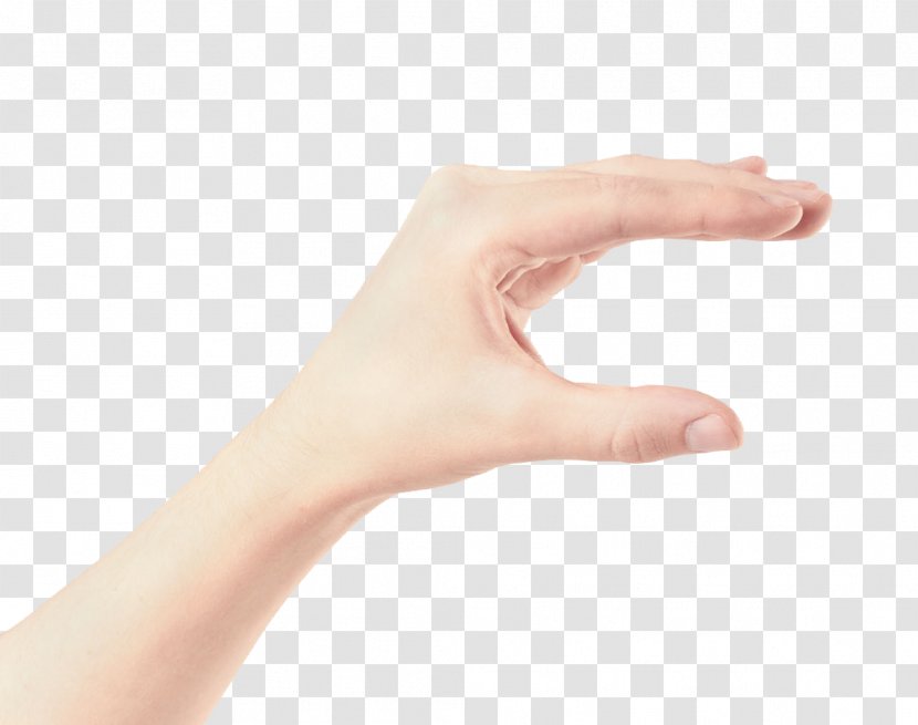 Thumb Hand Model Nail - Neck - To U Gesture, Direction Material Transparent PNG