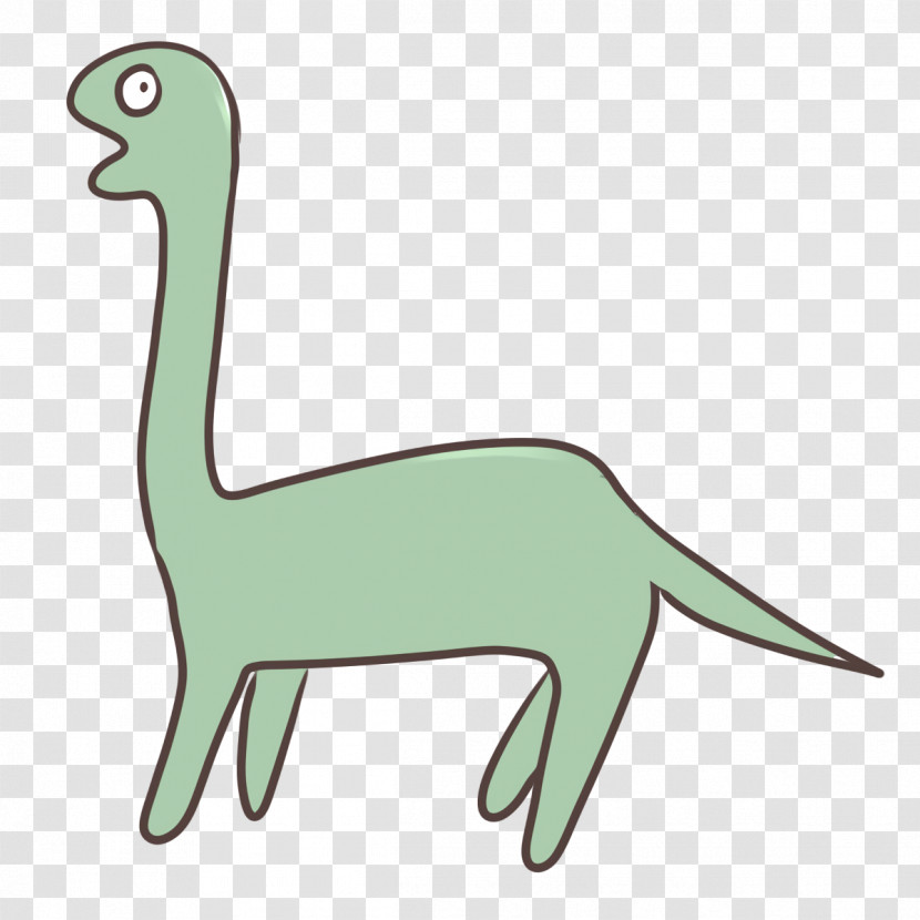Velociraptor Standing Velociraptor Green Line Beak Transparent PNG