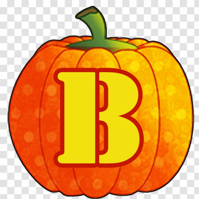 Jack-o'-lantern Alphabet Letter Calabaza Pumpkin - Yellow Transparent PNG