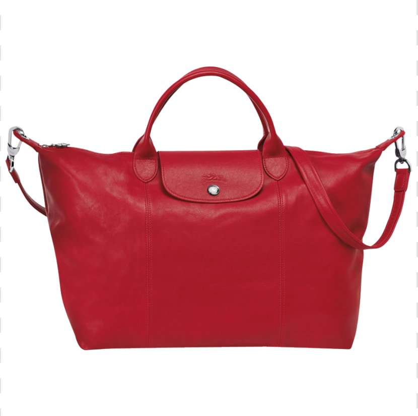 Longchamp Le Pliage Cuir Medium Handbag, Blush, Women's Large Nylon Shoulder Tote - Handbag - Bag Transparent PNG