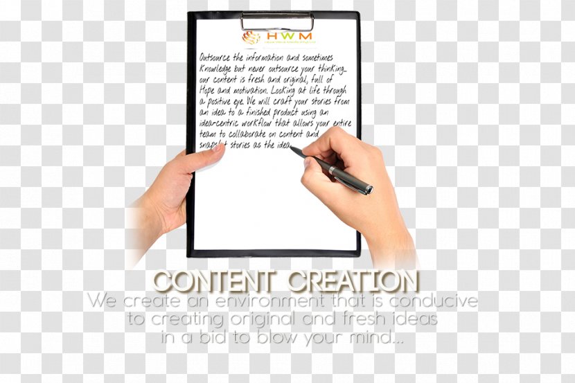 Clipboard Paper Hand Customer Service Font - Content Transparent PNG