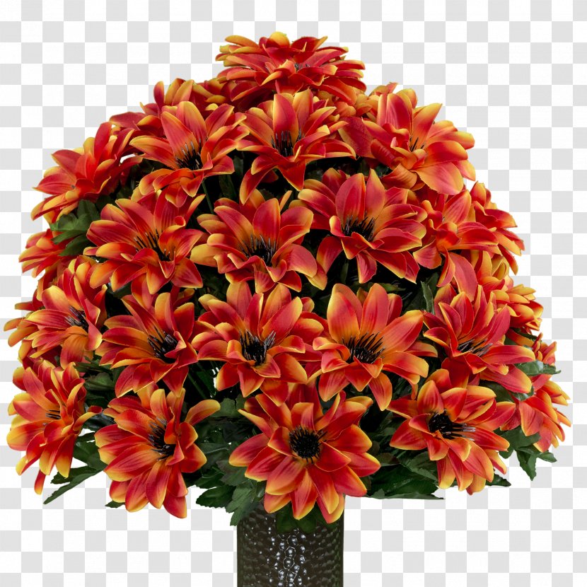 Cut Flowers Chrome Orange Flower Bouquet - Peach Transparent PNG