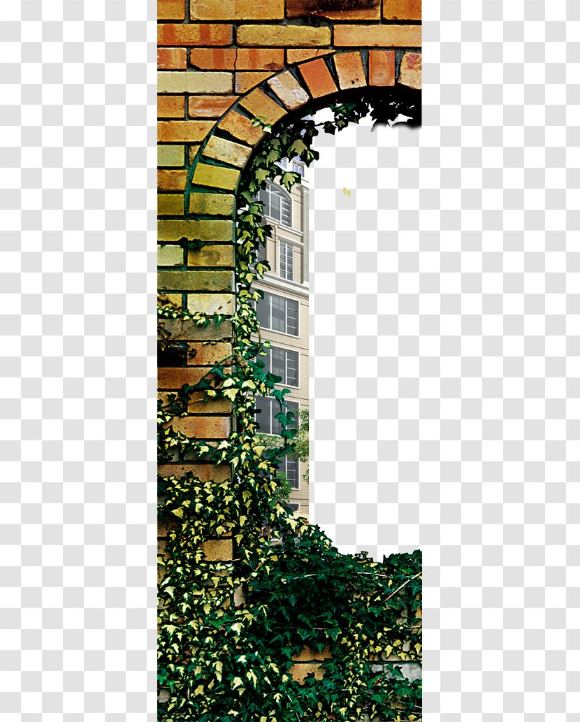 Wall Arch Window Brick - Flora - Arches Transparent PNG