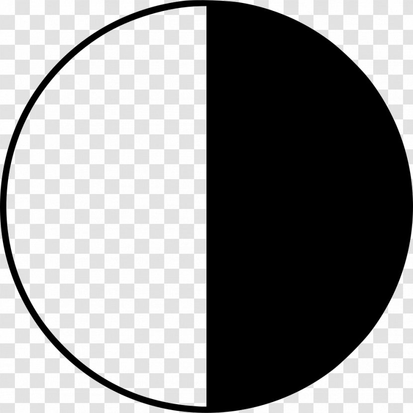 Light Semicircle Color Shape - Black Transparent PNG