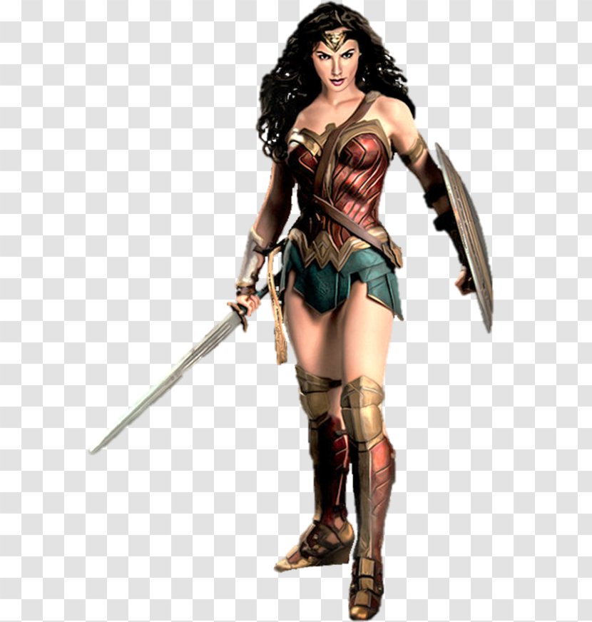Diana Prince Batman Superman Statue Female - Silhouette - Gal Gadot Transparent PNG