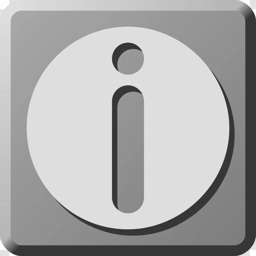 Clip Art - Symbol - Info Icon Transparent PNG