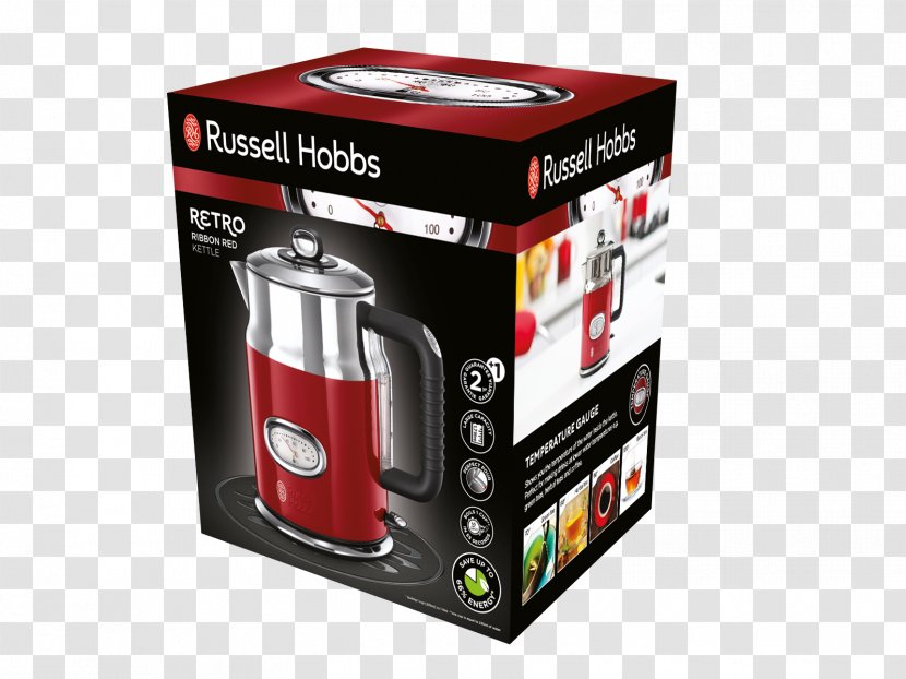 Electric Kettle Russell Hobbs Toaster Electricity - Stainless Steel Transparent PNG