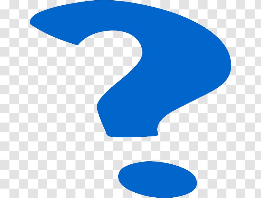 Brand Logo Blue - Copyright - Question Mark Transparent PNG